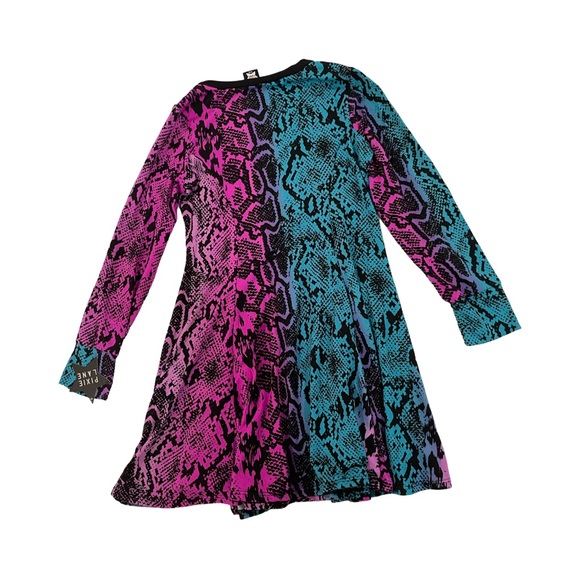 NWT Pixie Lane Girls Size 9/10 L/S Skater Dress - Picture 2 of 2